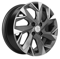 Khomen KHW1508 Gray-FP 4*100 6xR15 ET40 DIA60.1